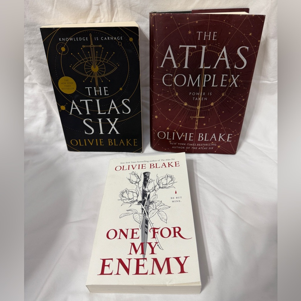 Olivie Blake Books: The Atlas Six, The Atlas Complex First, & One For My Enemy